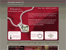 Tablet Screenshot of annaquinnjewelry.com